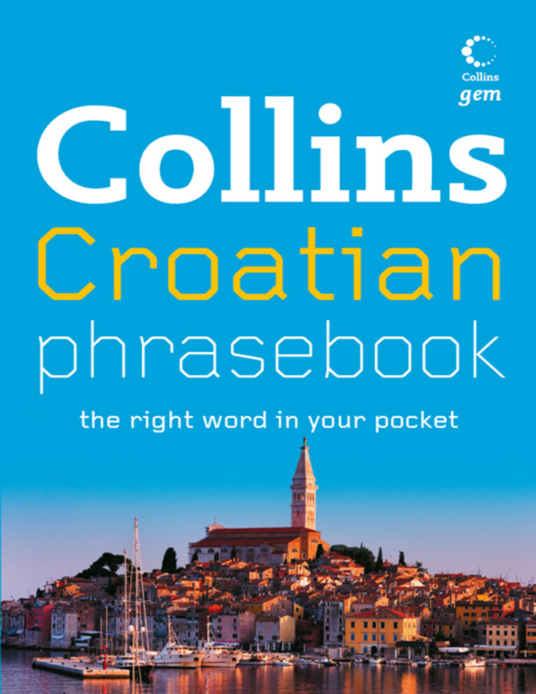 Croatian Phrasebook Croatian Edition Collins Kitap Kapağı