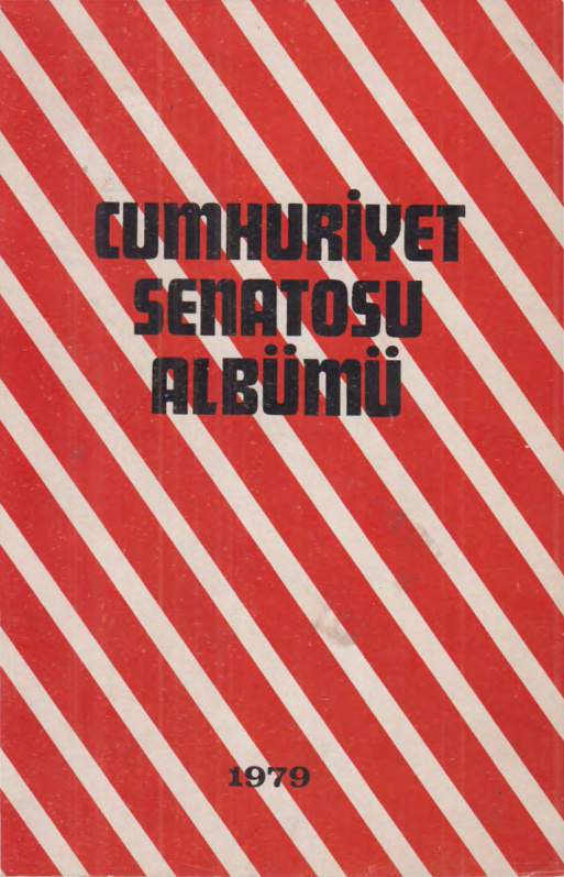 Cumhuriyet Senatosu Albümü 1979 Kitap Kapağı