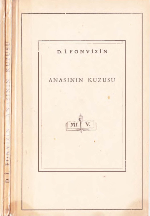 Anasının Kuzusu PDF – Denis İvanoviç Fonvizin