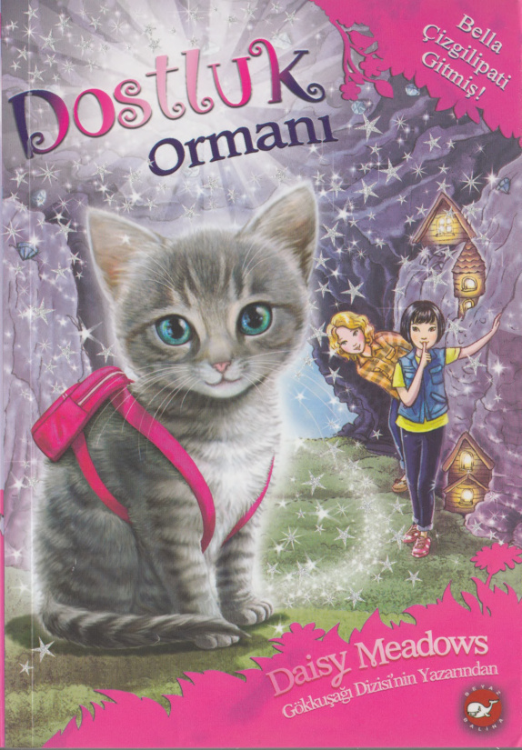 Daisy Meadows Dostluk Ormanı 4 Bela Çizgilipati Gitmiş Beyaz Balina Yayınları Kitap Kapağı
