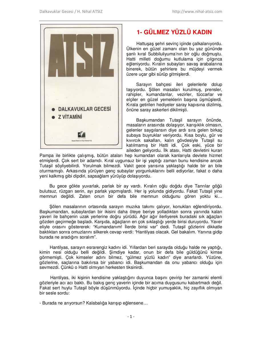 Dalkavuklar Gecesi PDF - Nihal Atsız 9 Dalkavuklar Gecesi PDF – Nihal Atsız