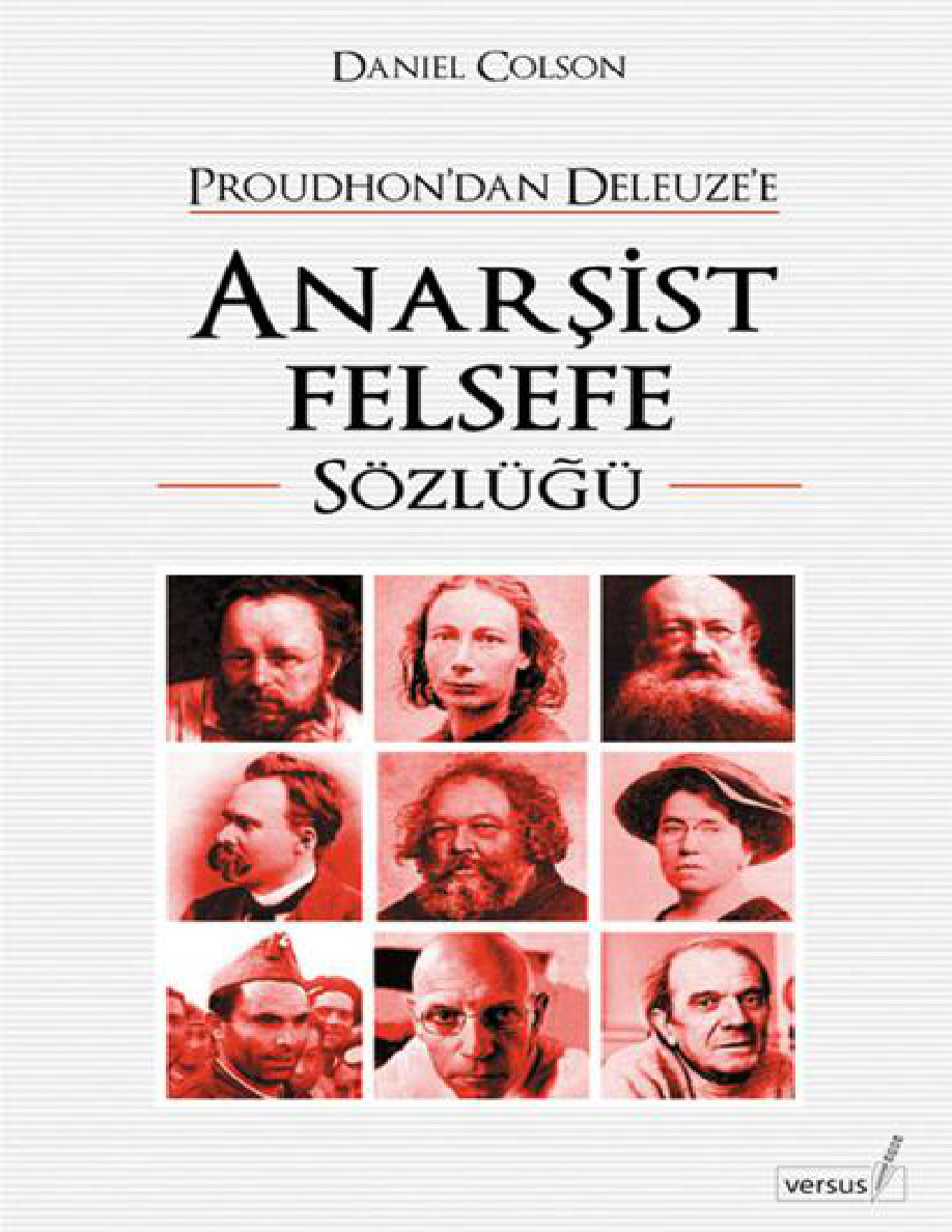 Proudhon’dan Deleuze’e Anarşist Felsefe Sözlüğü PDF – Daniel Colson