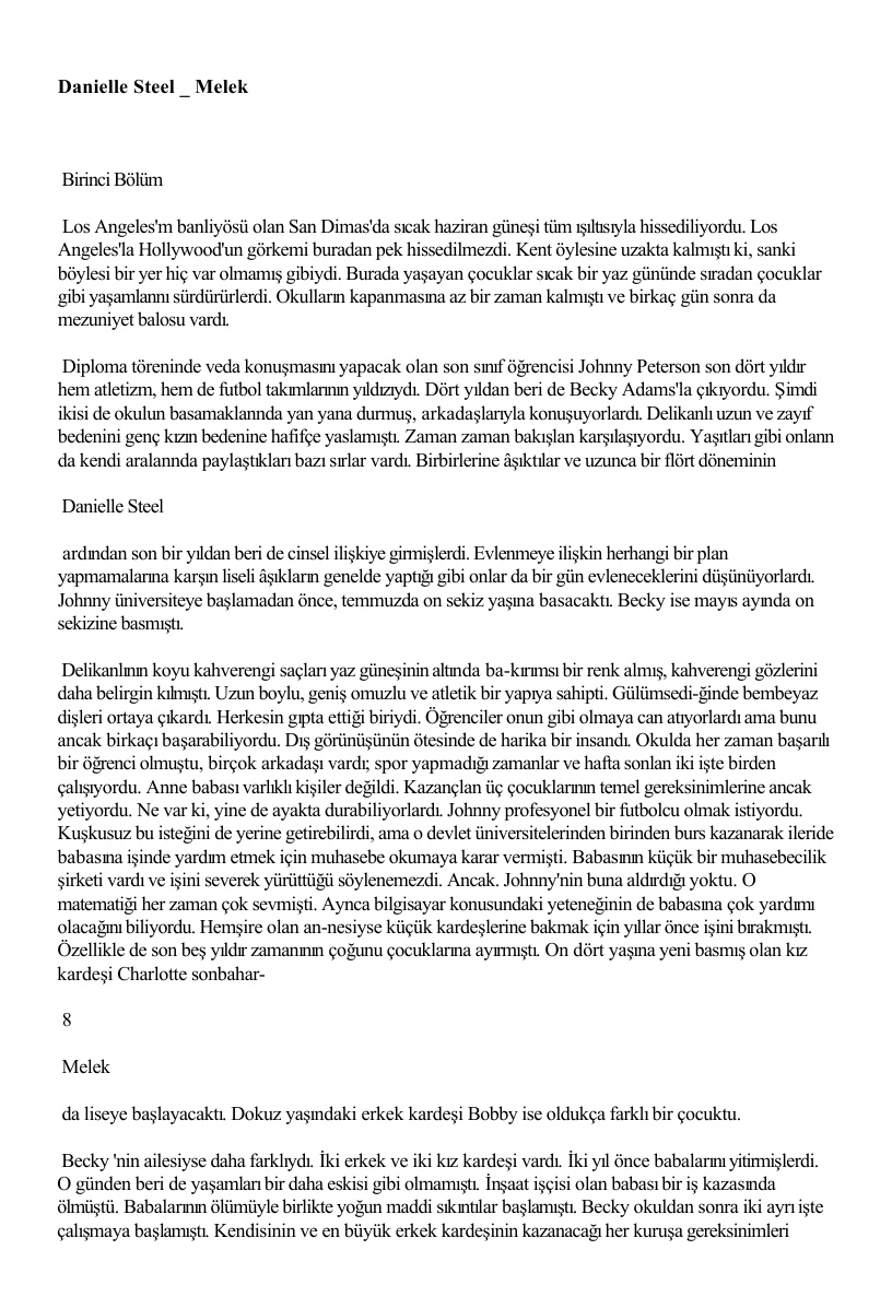 Melek PDF – Danielle Steel