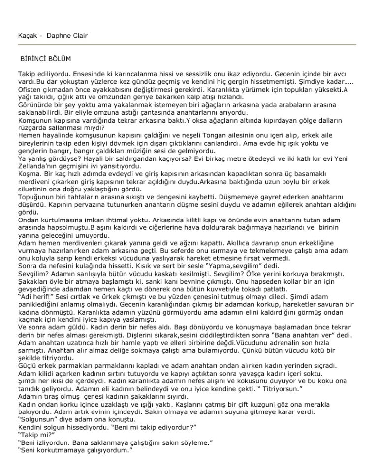 Daphne Clair Kacak Kitap Kapağı