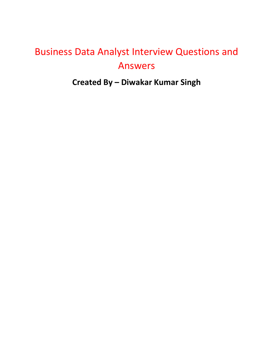 Data Modelling Interview Questions – LaCapitale PDF – LaCapitale