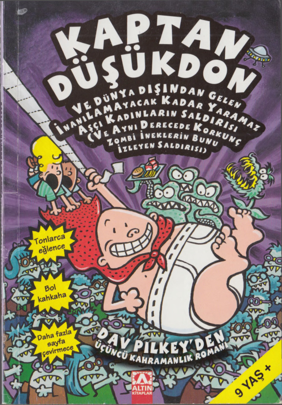 Kaptan Düşükdon III: Dünya Dışından Gelenlerin İnanılmaz Hikayesi PDF – Dav Pilkey