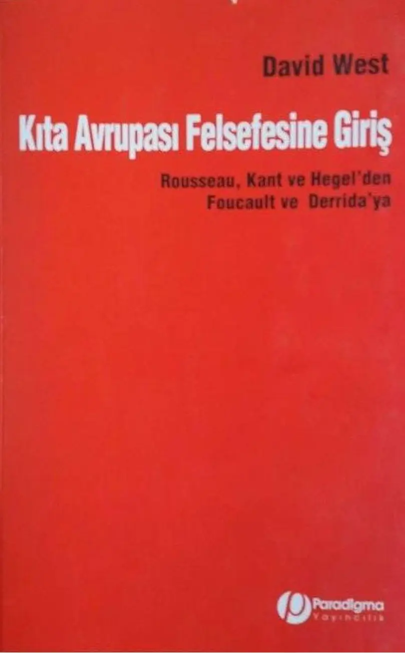 Kıta Avrupası Felsefesine Giriş PDF – David West