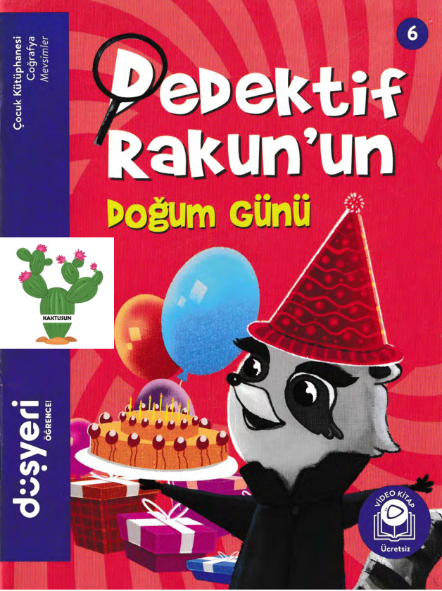 Dedektif Rakun’un Doğum Günü PDF – Anonim / Düşyeri Kitap