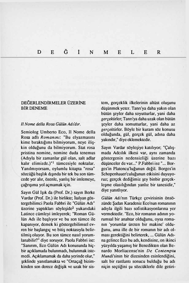 Değerlendirmeler Üzerine Bir Deneme PDF – Doğan Özkan