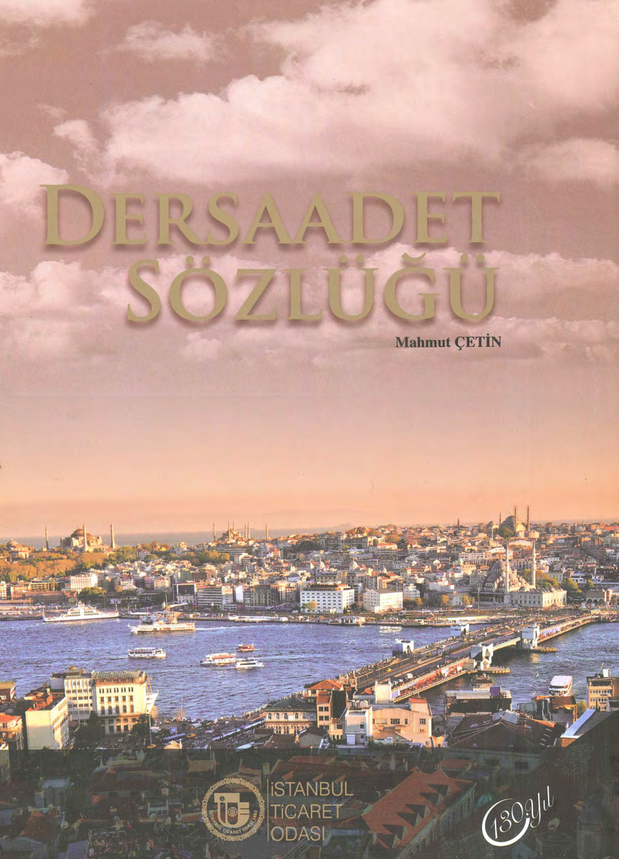 Dersaadet Sözlüğü PDF – Kolektif / İTO Yayınları