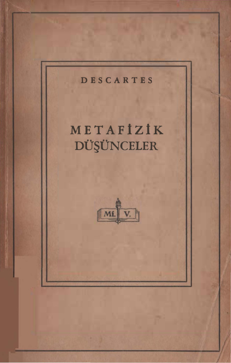 Metafizik Düşünceler PDF – René Descartes