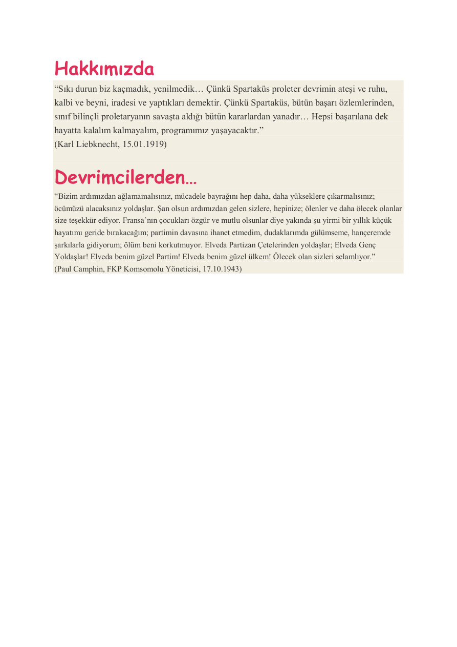 Devrimcilerden PDF – Kolektif / Anı