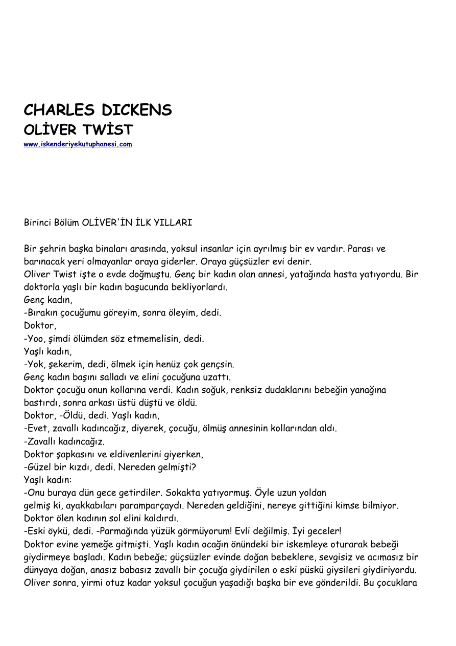 Oliver Twist PDF – Charles Dickens