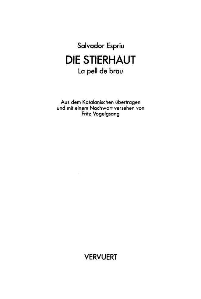Die Stierhaut PDF – Unknown