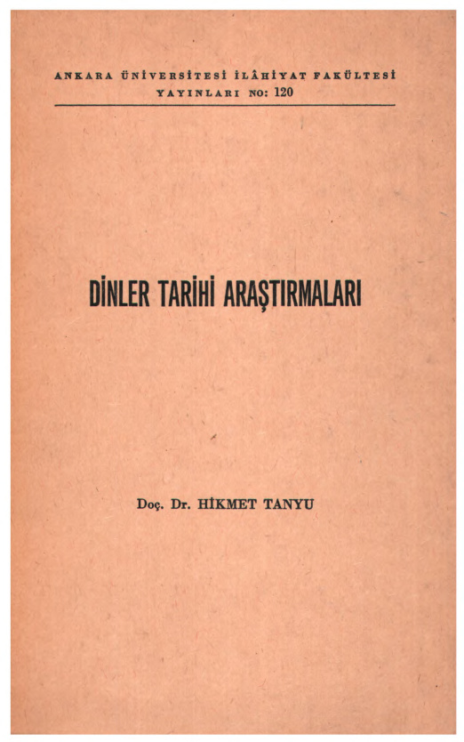 Dinler Tarihi Araştırmaları PDF – Kolektif / Araştırma