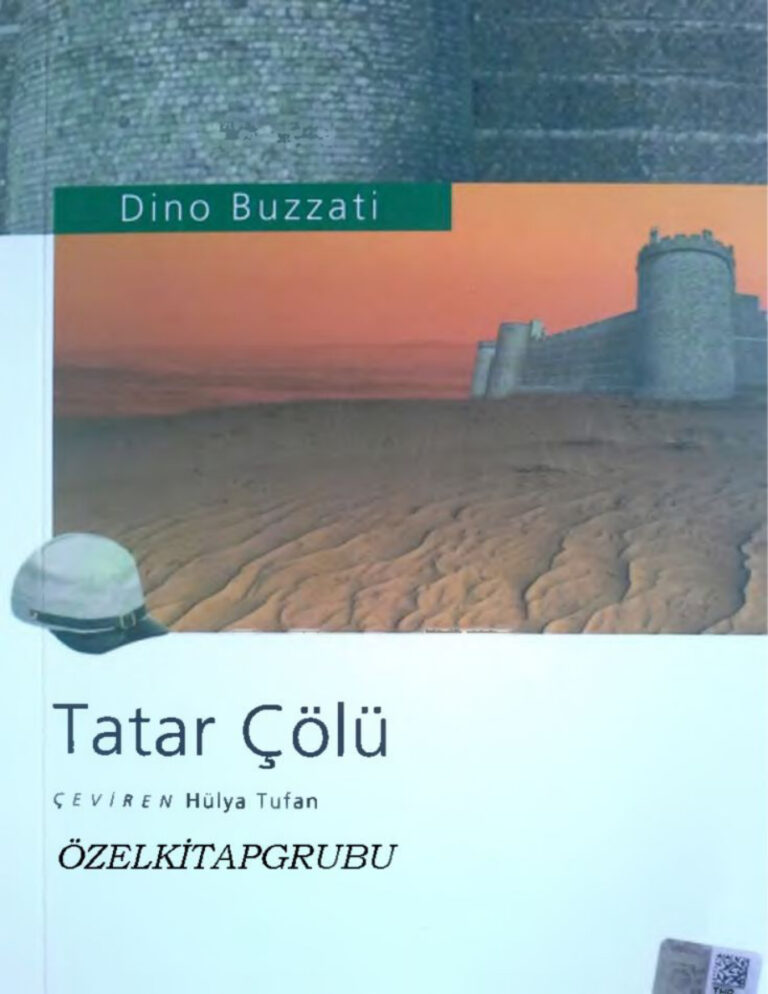 Dino Buzzati Tatar Çölü Kitap Kapağı