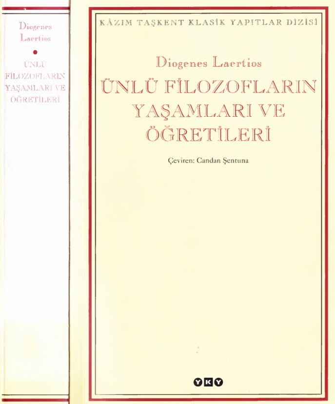 Ünlü Filozofların Yaşamları ve Öğretileri PDF – Diogenes Laertios