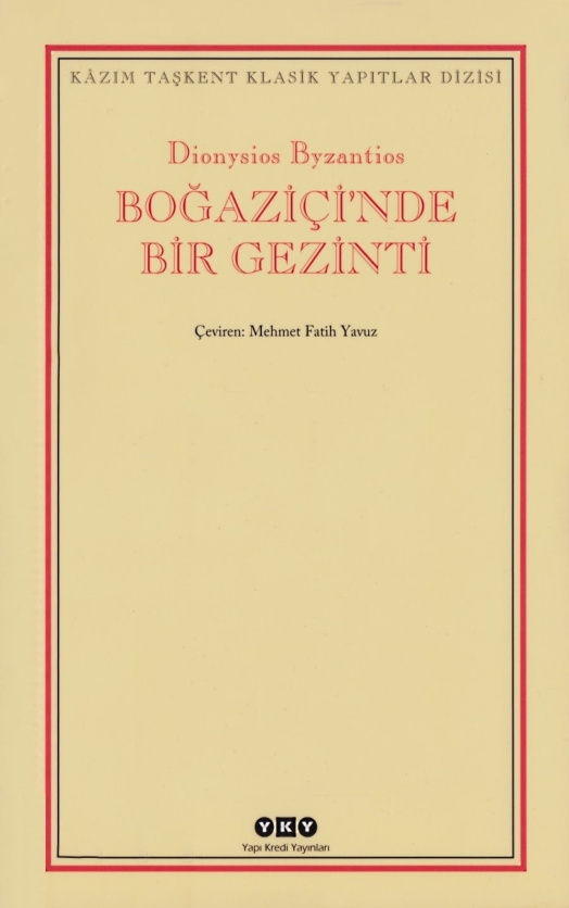 Boğaziçi’nde Bir Gezinti PDF – Dionysios Byzantios
