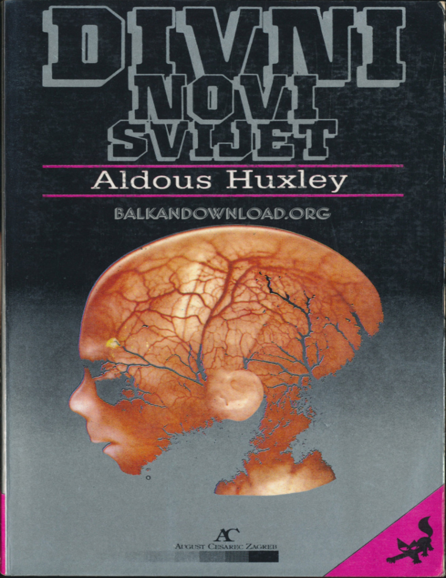 Divni novi svijet Croatian Edition Aldous Huxley Kitap Kapağı