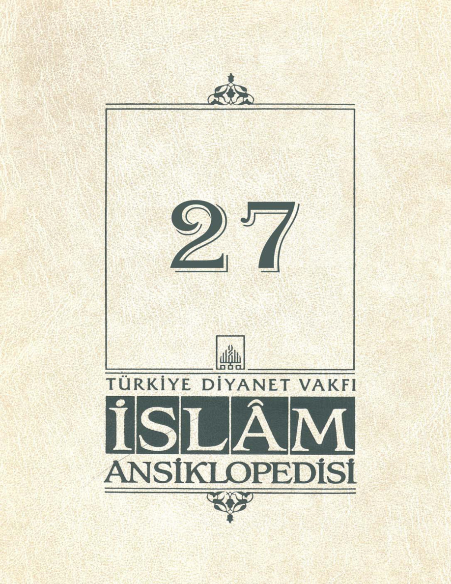 Diyanet Vakfı İslam Ansiklopedisi – 27 (Kütahya Mevlevîhânesi) PDF – Kolektif / TDV