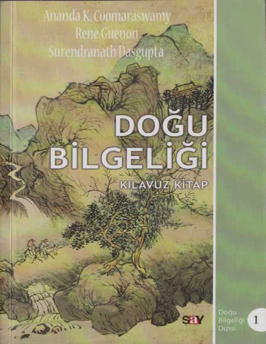 Doğu Bilgeliği PDF – A. K. Coomaraswamy, R. Guenon, S. Dasgupta