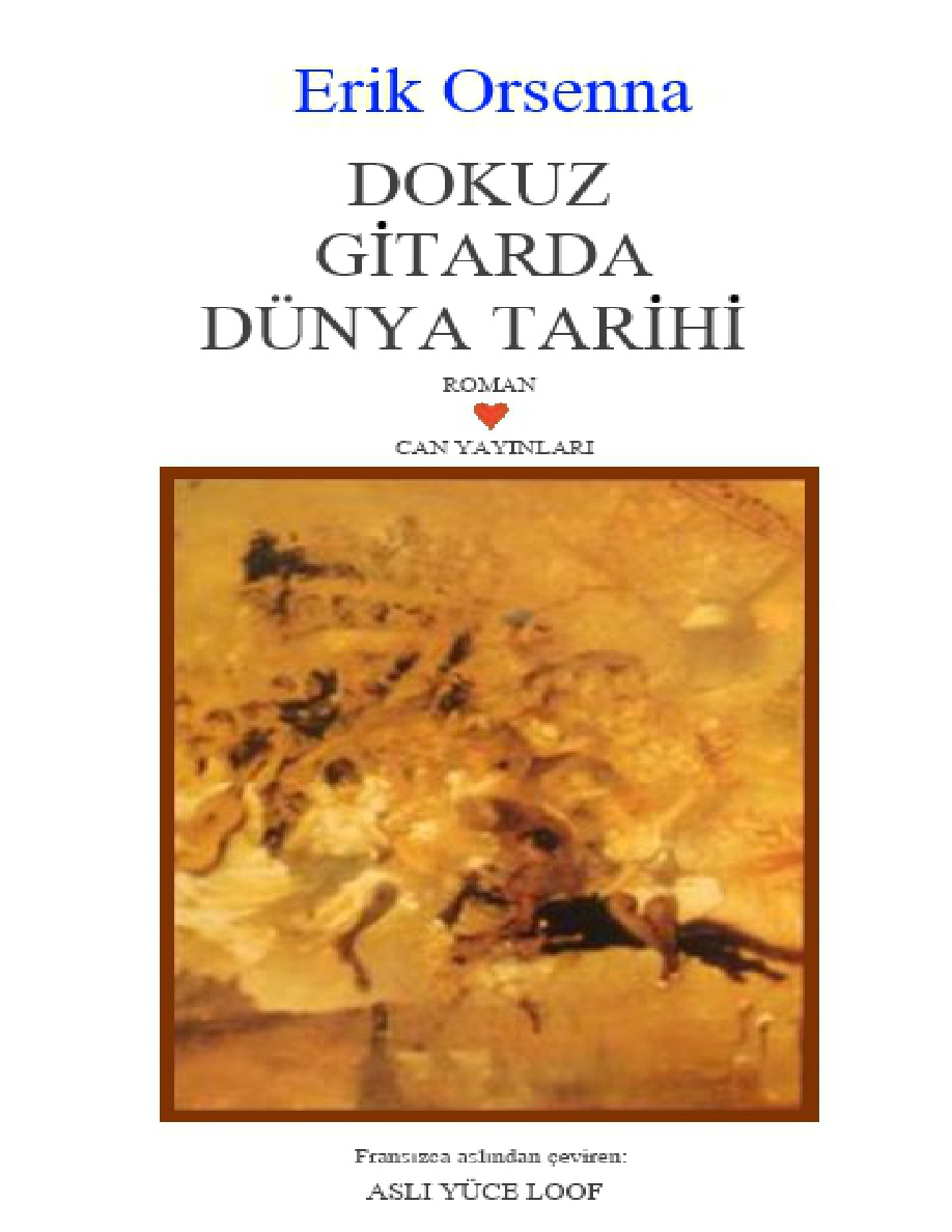 Dokuz Gitarda Dünya Tarihi PDF – Erik Orsenna