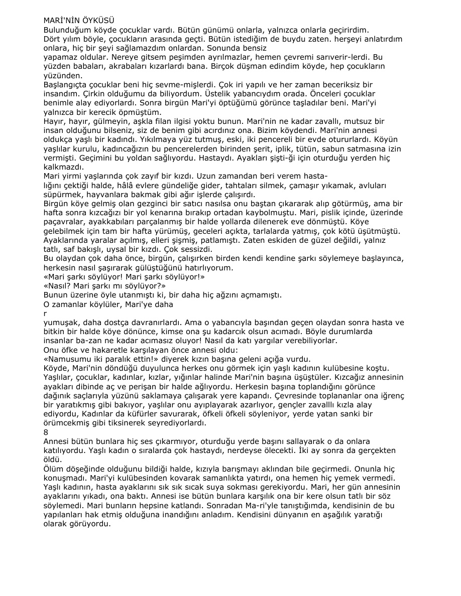 Çocuklar Arasında PDF – Fyodor Dostoyevski