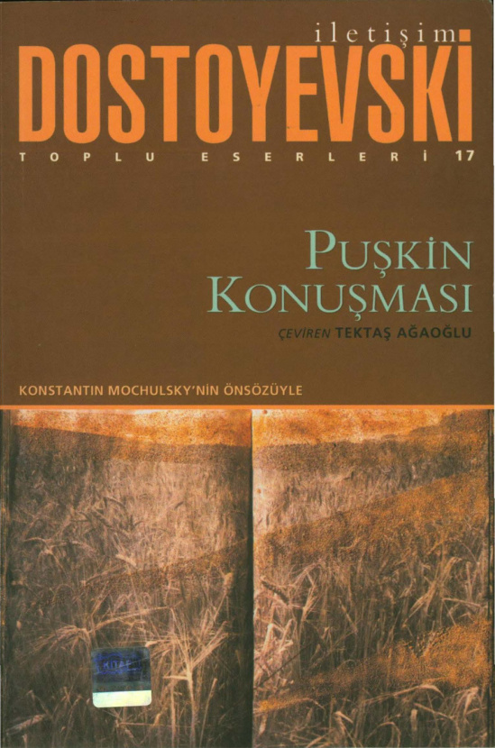 Puşkin Konuşması PDF – Fyodor Dostoyevski