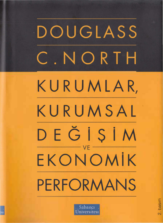 Kurumlar, Kurumsal Değişim ve Ekonomik Performans PDF – Douglass C. North