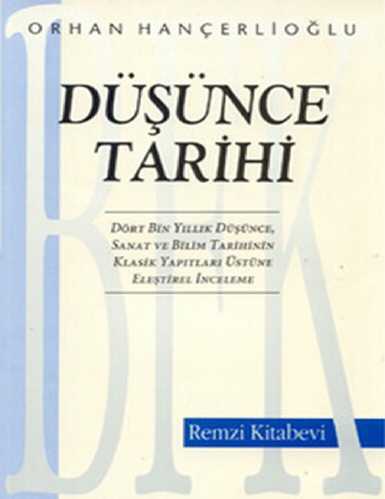 Dusunce Tarihi Orhan Hancerlioglu Kitap Kapağı