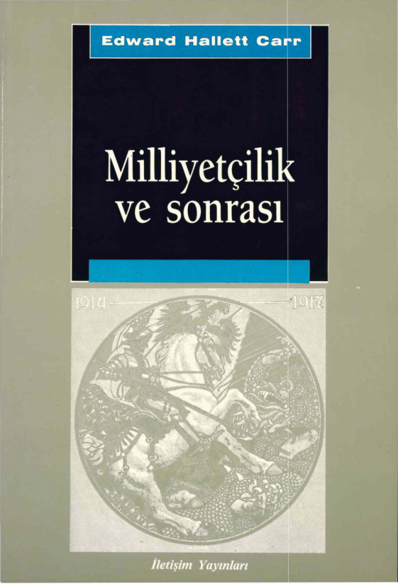 Milliyetçilik ve Sonrası PDF – E. H. Carr