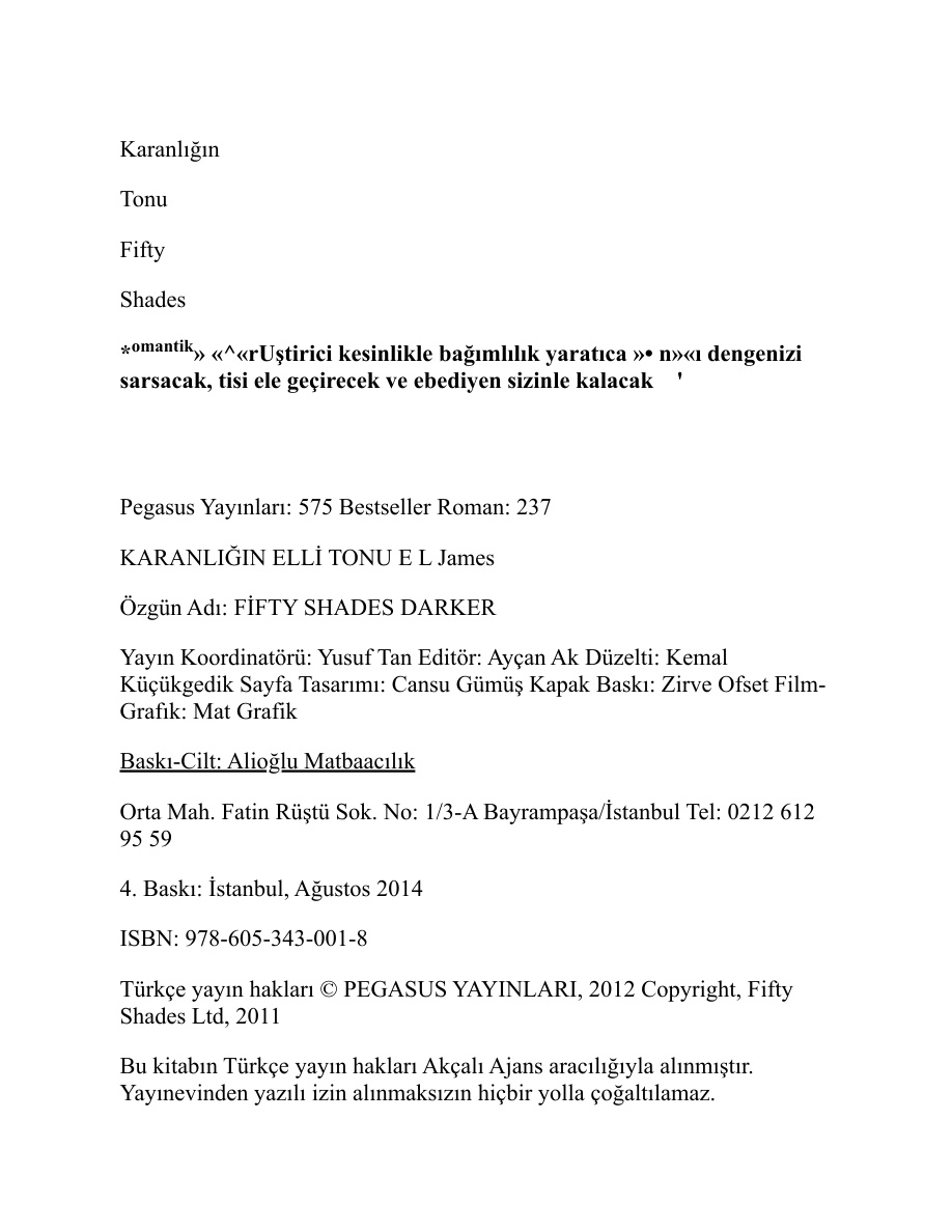 Karanlığın Elli Tonu PDF – E. L. James