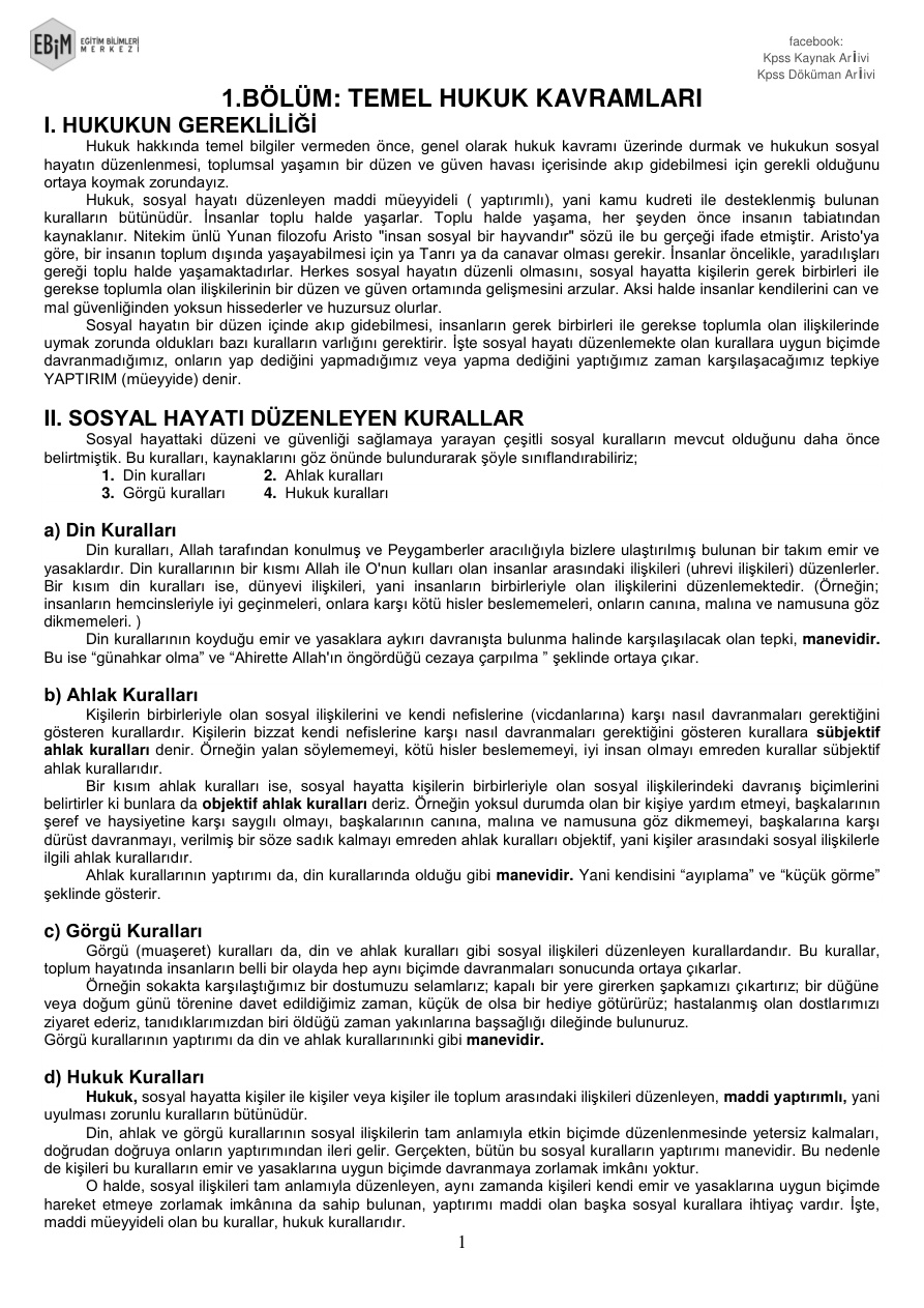 Vatandaslik Konu Anlatımlı PDF – EBİM