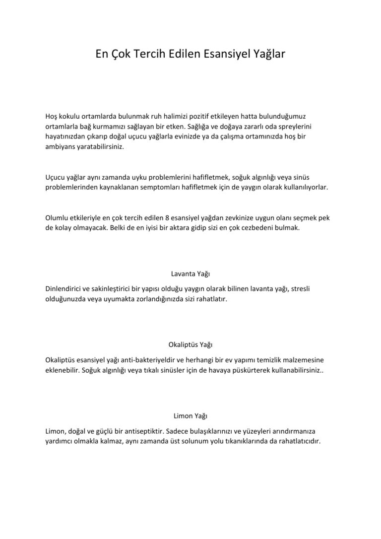 ESANSIYEL YAGLAR Kitap Kapağı