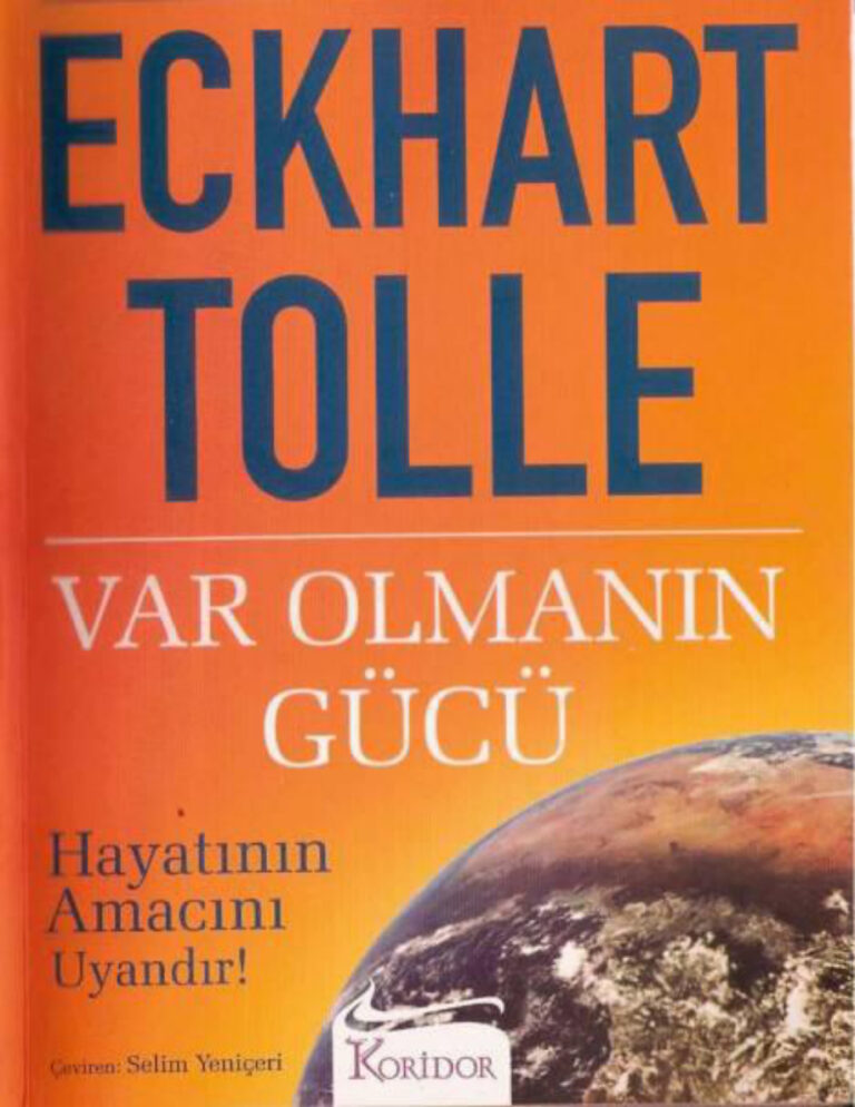 Eckhart Tolle Varolmanın Gücü Kitap Kapağı