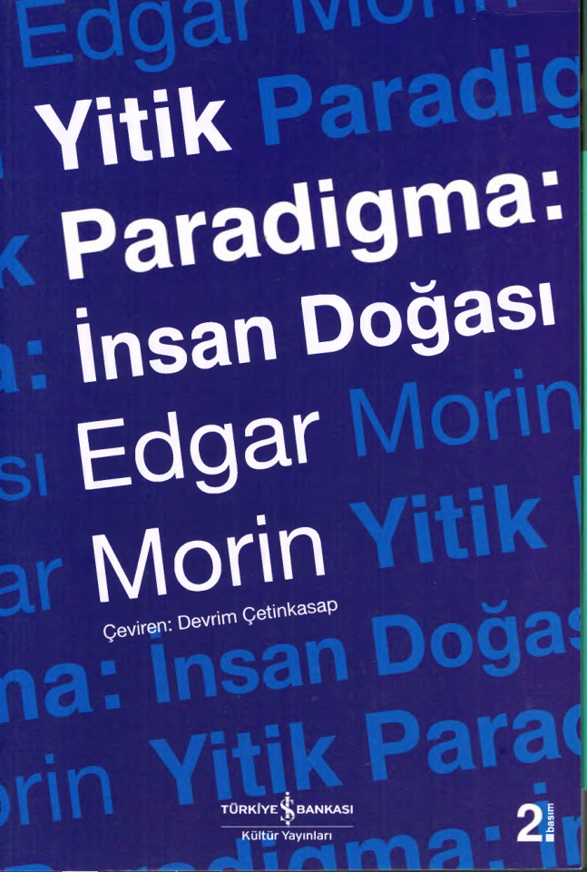 Yitik Paradigma İnsan Doğası PDF – Edgar Morin