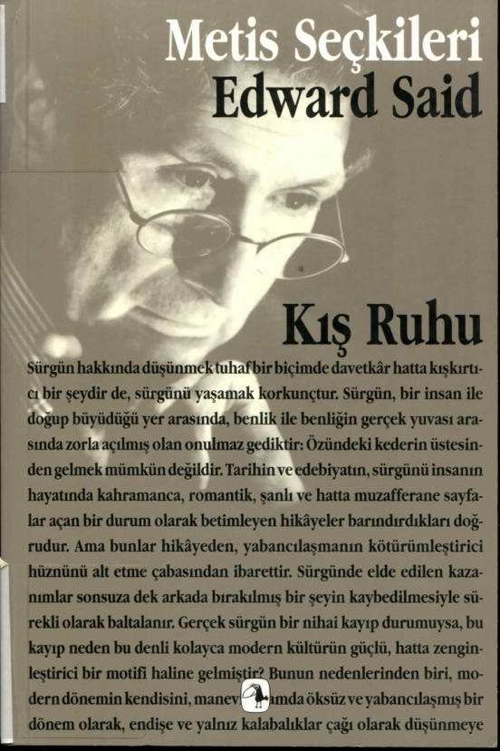 Kış Ruhu PDF – Edward W. Said