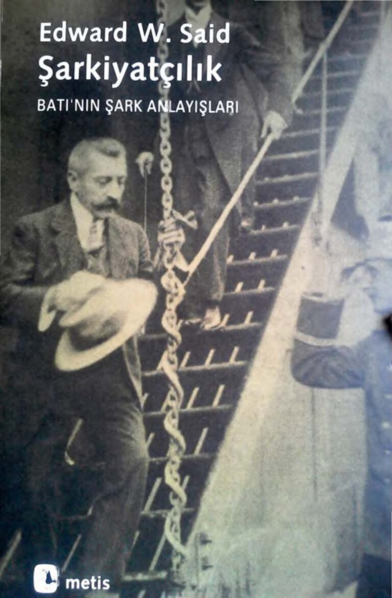 Edward W. Said Şarkiyatcılık Metis Yayınları Kitap Kapağı