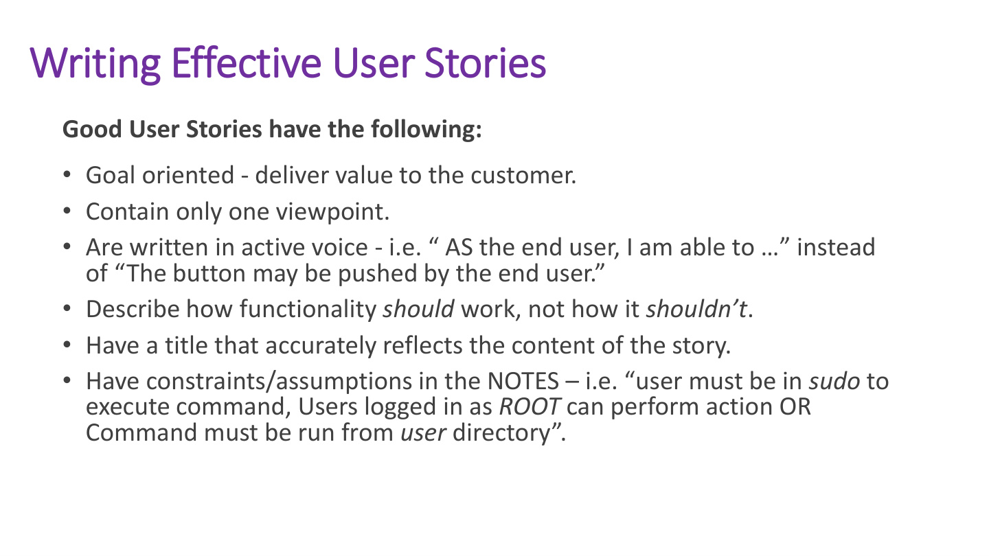 Effective User Stories PDF – Unknown