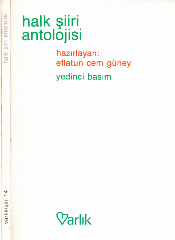 Halk Şiiri Antolojisi PDF – Eflatun Cem Güney