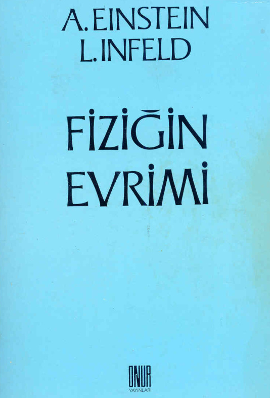 Fizigin Evrimi PDF – Einstein & Infeld