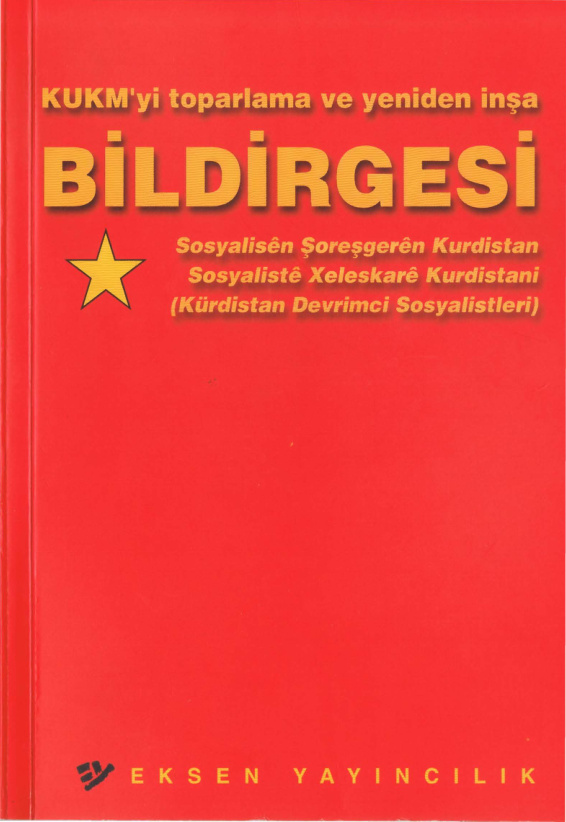 KUKM’yi Toparlama ve Yeniden İnşa Bildirgesi PDF – Eksen