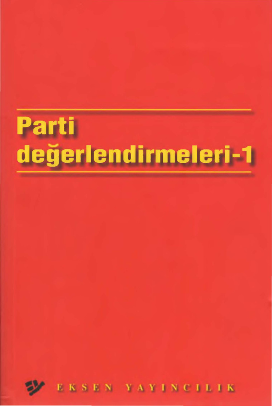 Parti Değerlendirmeleri 1 PDF – Eksen