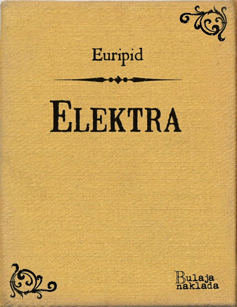 Elektra Croatian Edition Euripid Kitap Kapağı