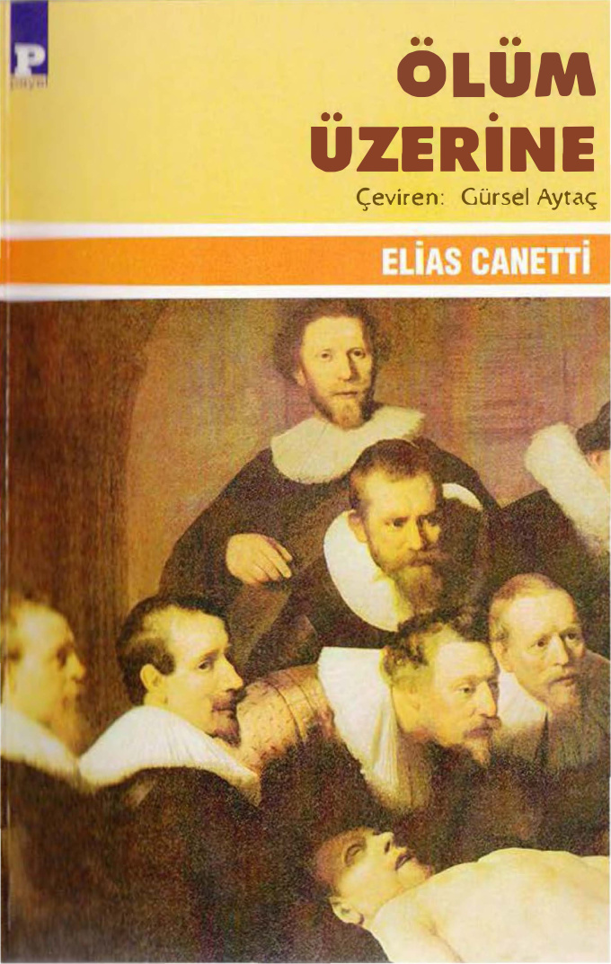 Ölüm Üzerine PDF – Elias Canetti