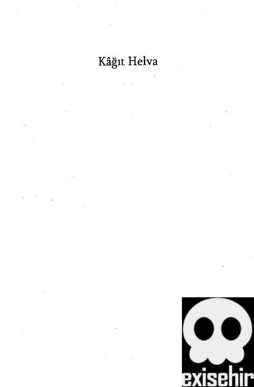 Kagit Helva PDF – Elif Şafak