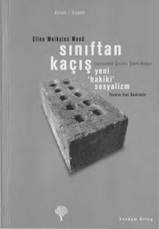 Sınıftan Kaçış PDF – Ellen Meiksins Wood