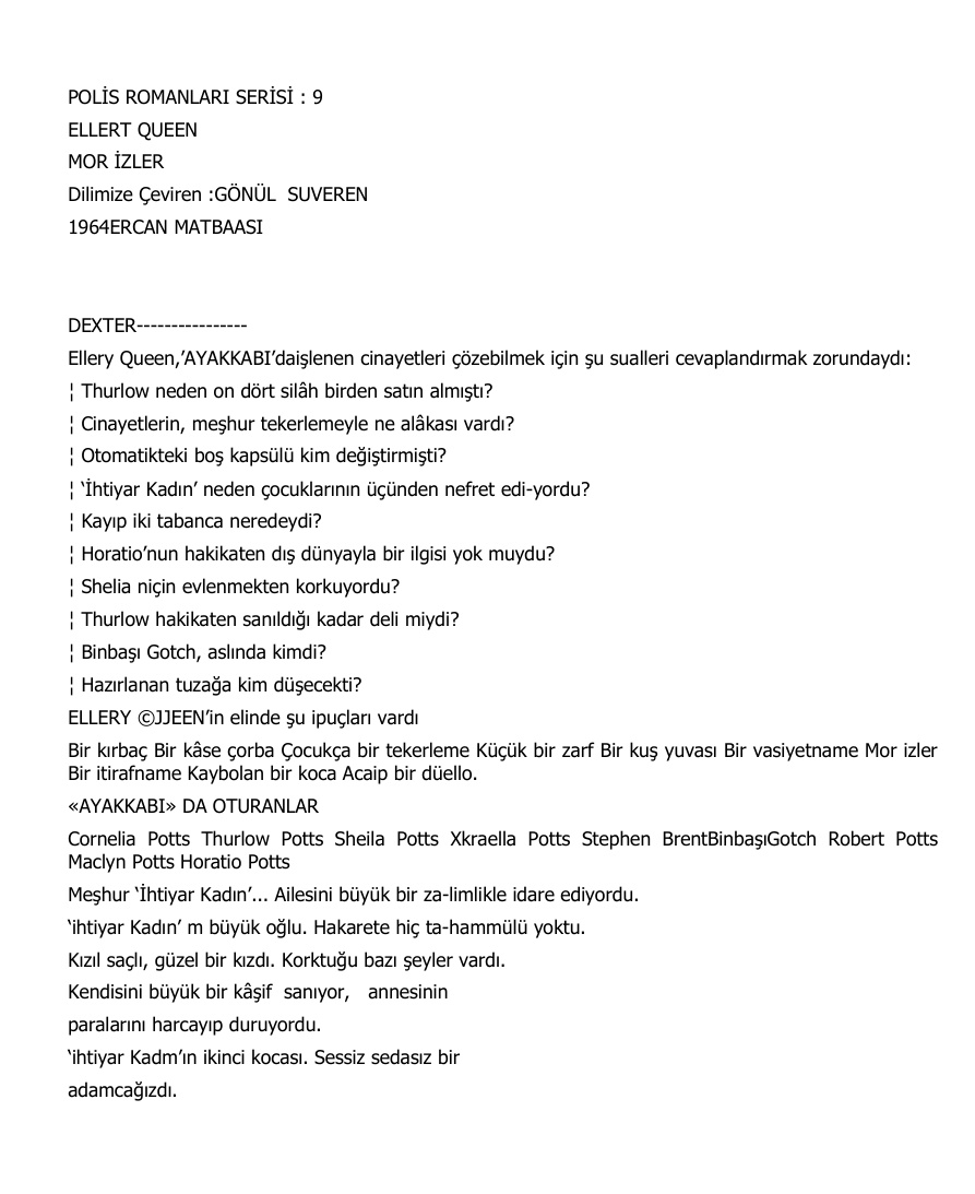 Mor Izler PDF – Ellery Queen