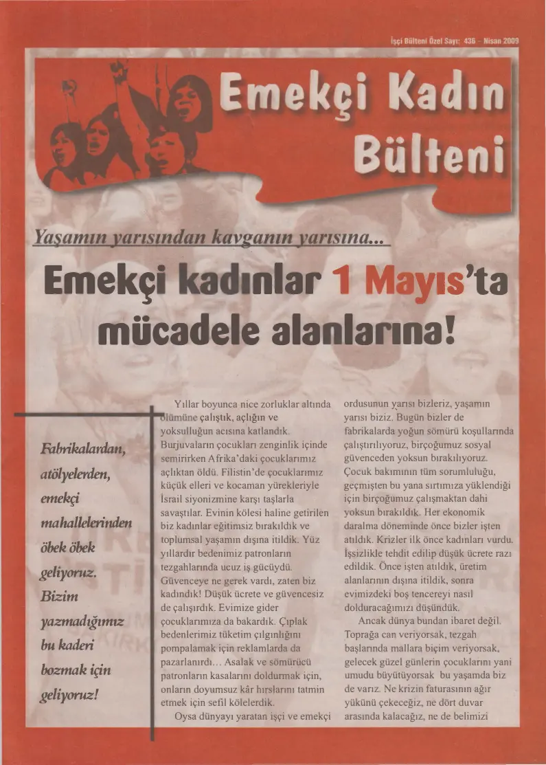 Emekçi Kadın Bülteni Sayı 436 PDF – İşçi Bülteni