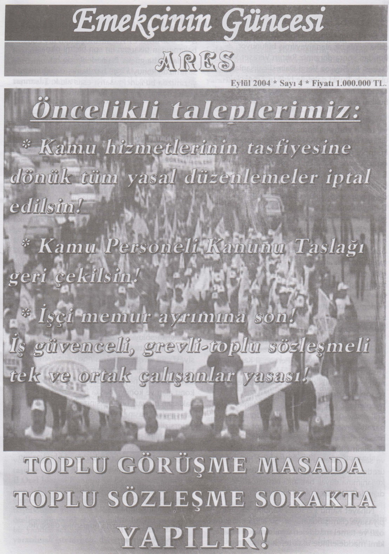 Emekçinin Güncesi Sayı 4 PDF – Ares